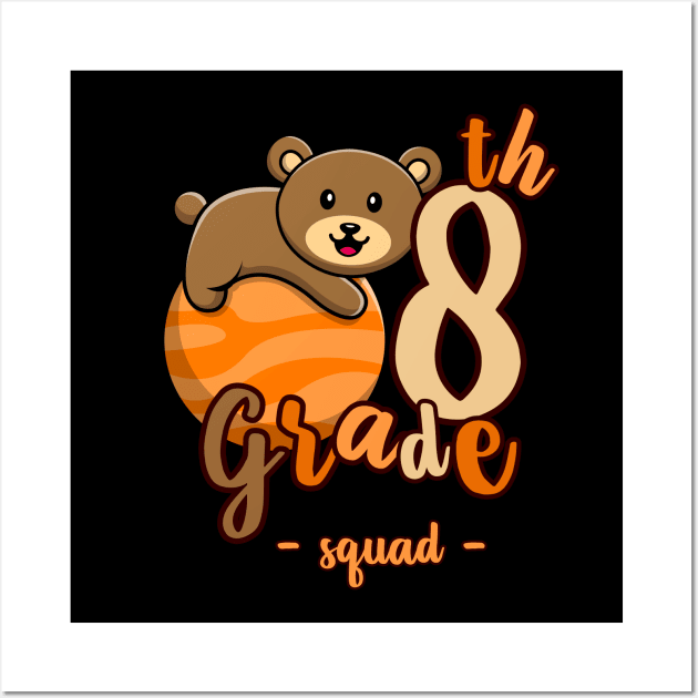 8th grade bear Wall Art by hnueng111